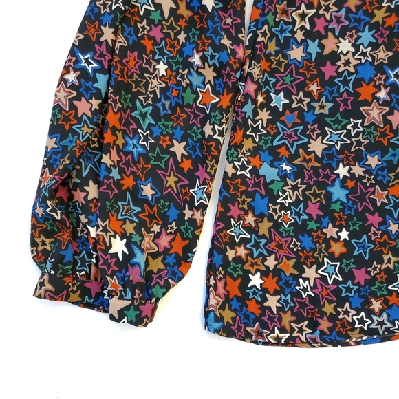 J. Crew Kaleidescope Star Print Blouse NEW - Picture 5 of 6